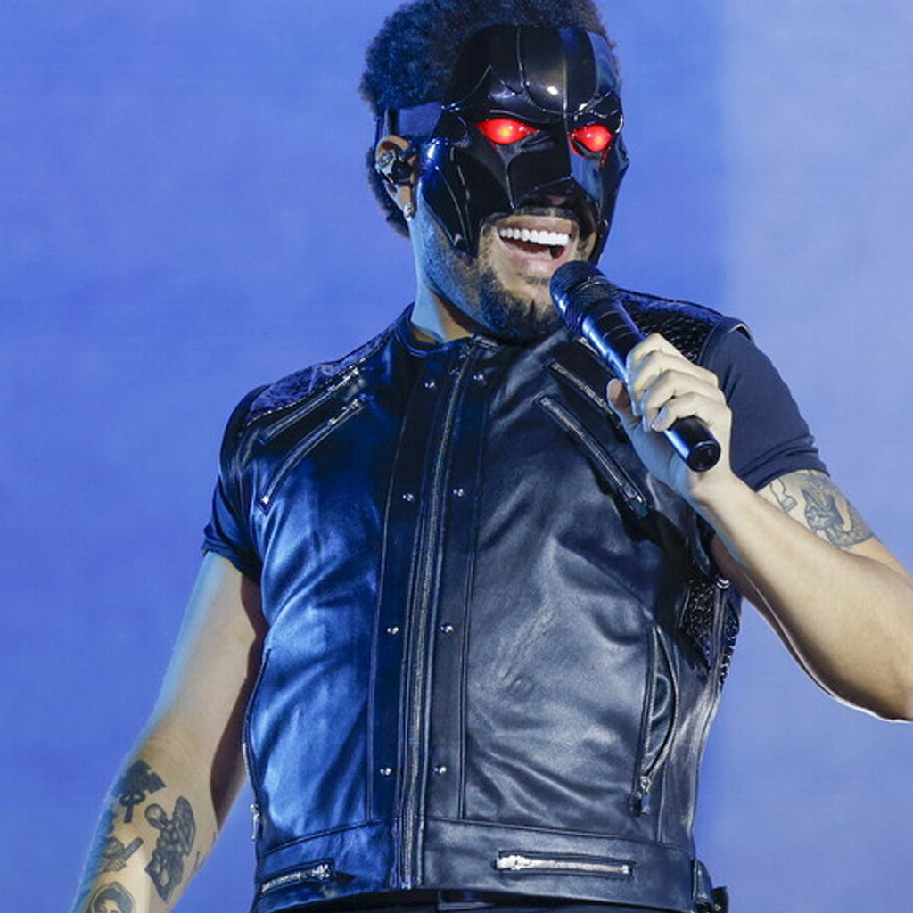 After Hours Til Dawn The Weeknd Vest in Black Leather