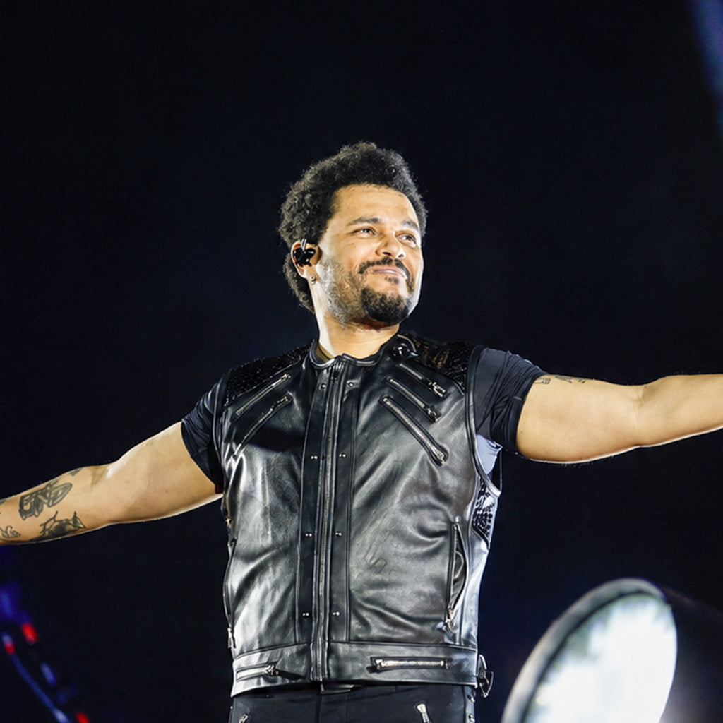 After Hours Til Dawn The Weeknd Vest in Black Leather