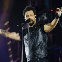 After Hours Til Dawn The Weeknd Vest in Black Leather