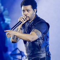 After Hours Til Dawn The Weeknd Vest in Black Leather