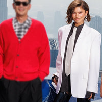 NYC 2026 Potocall Zendaya White Blazer