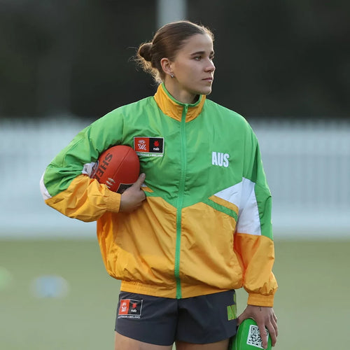 Australia 2026 Ellie McKenzie Jacket in Green Cotton