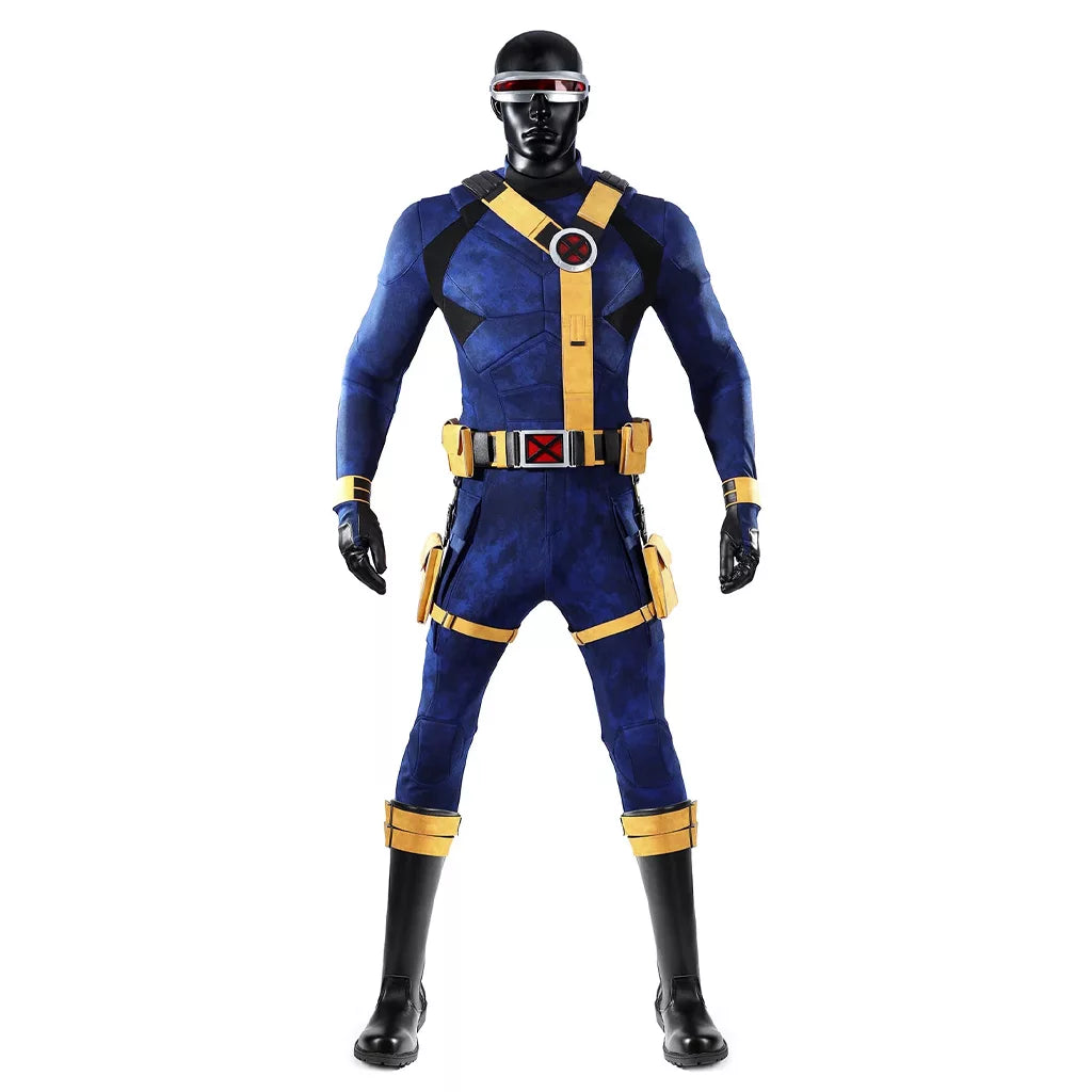 Avengers Doomsday James Marsden Blue Leather Suit