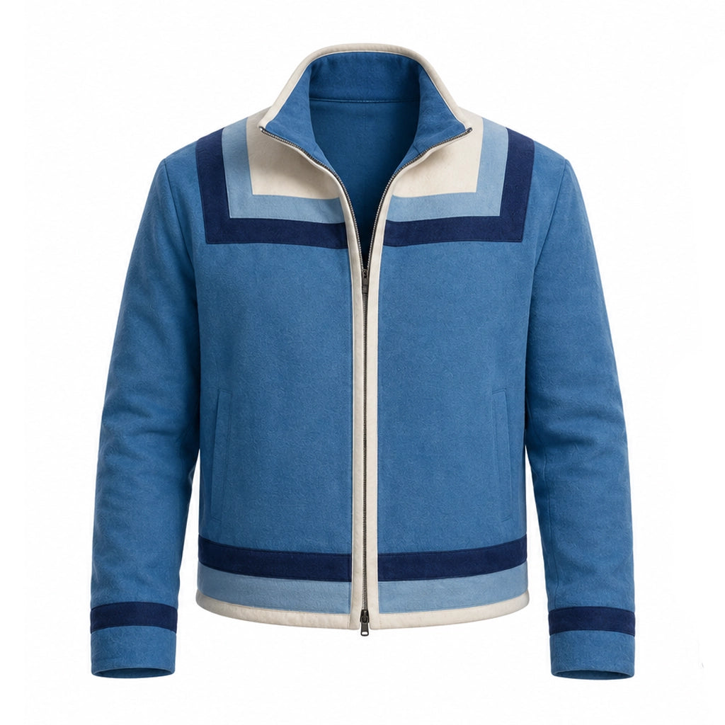 Avengers Doomsday Johnny Storm Cosplay Jacket in Blue Wool