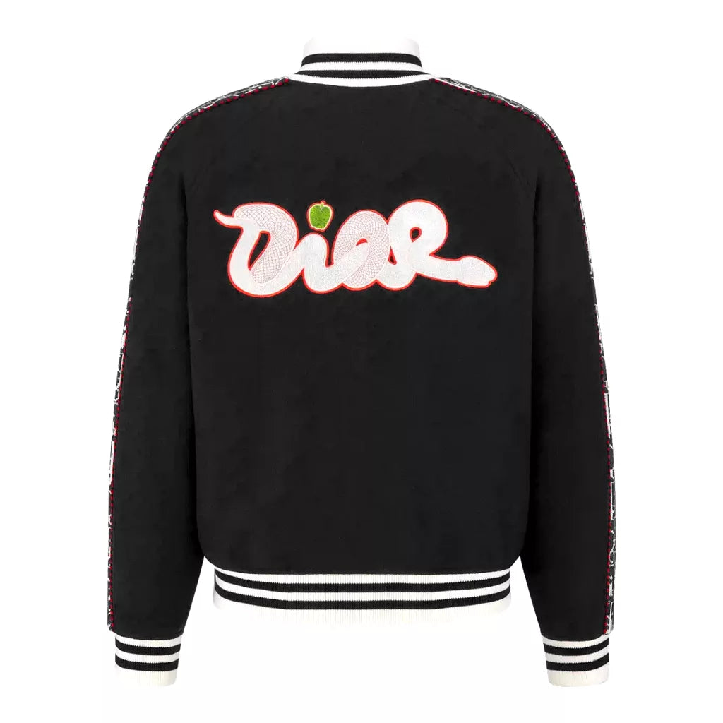 Beat Shazam Jamie Foxx Bomber Jacket in Black Wool
