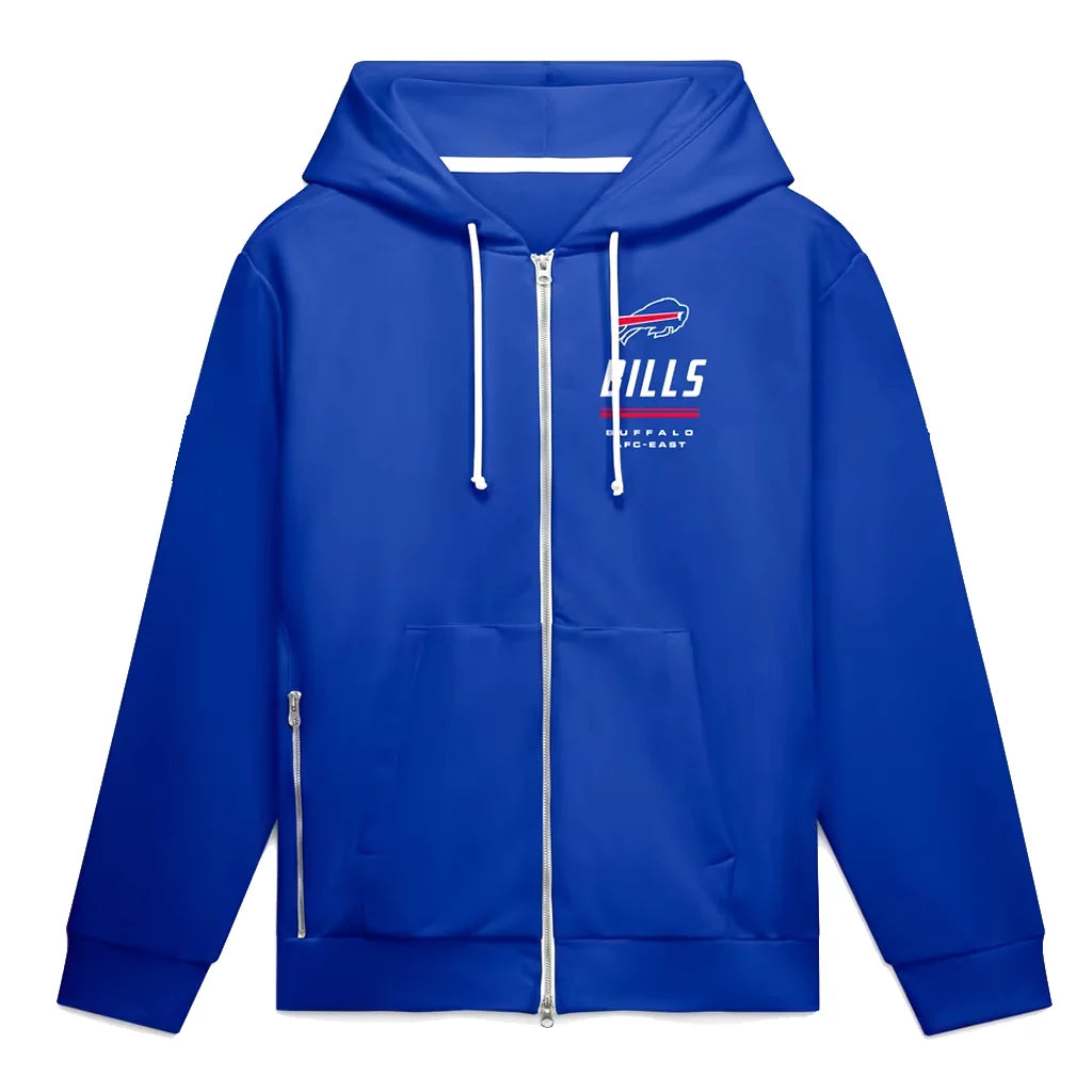 Buffalo Bills 2026 Sideline Zip-Up Hoodie
