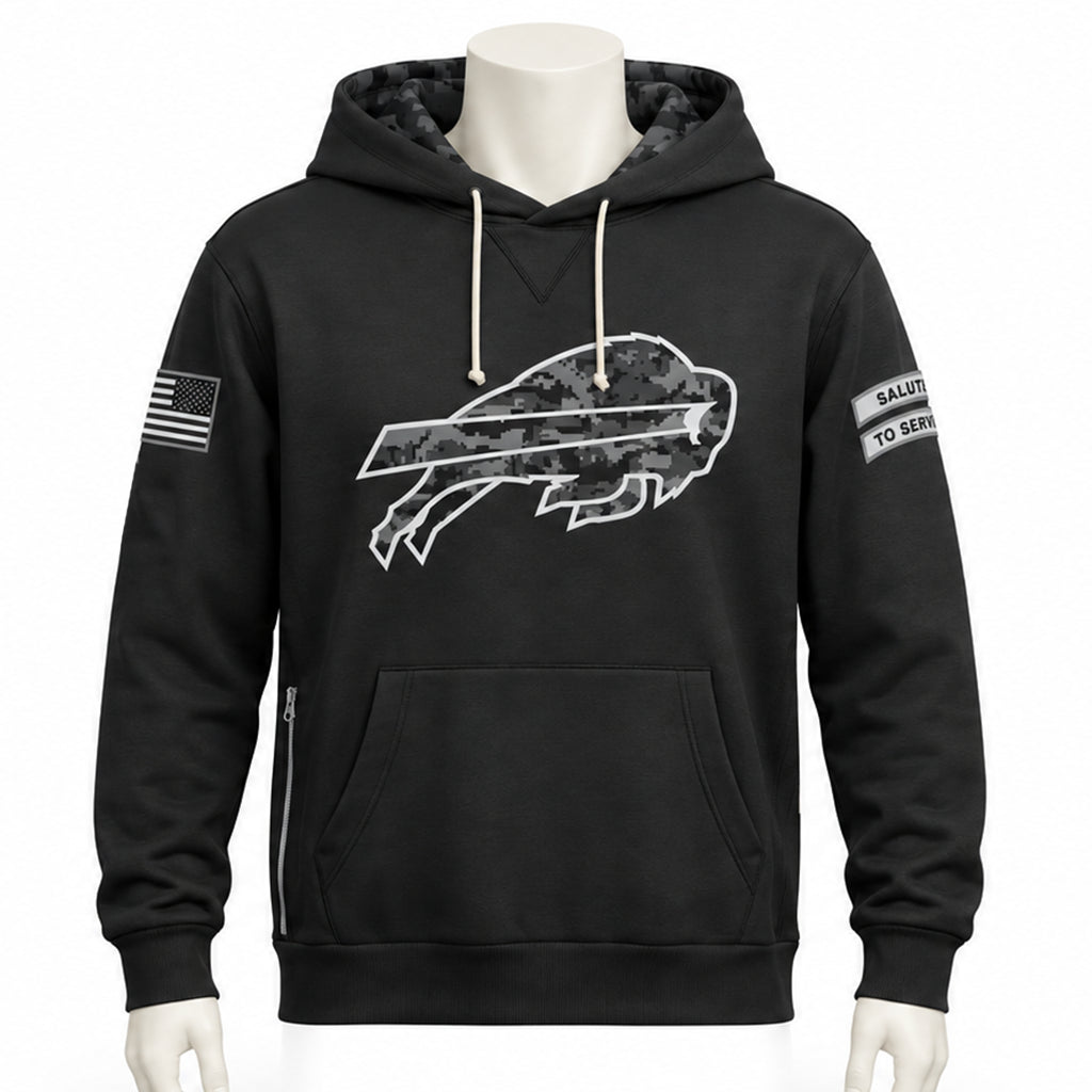 Buffalo Bills 2026 Salute Sideline Hoodie