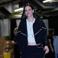 Satin Jacket – Indiana fever Caitlin Clark Black