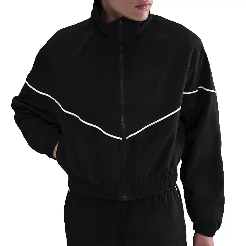Satin Jacket – Indiana fever Caitlin Clark Black