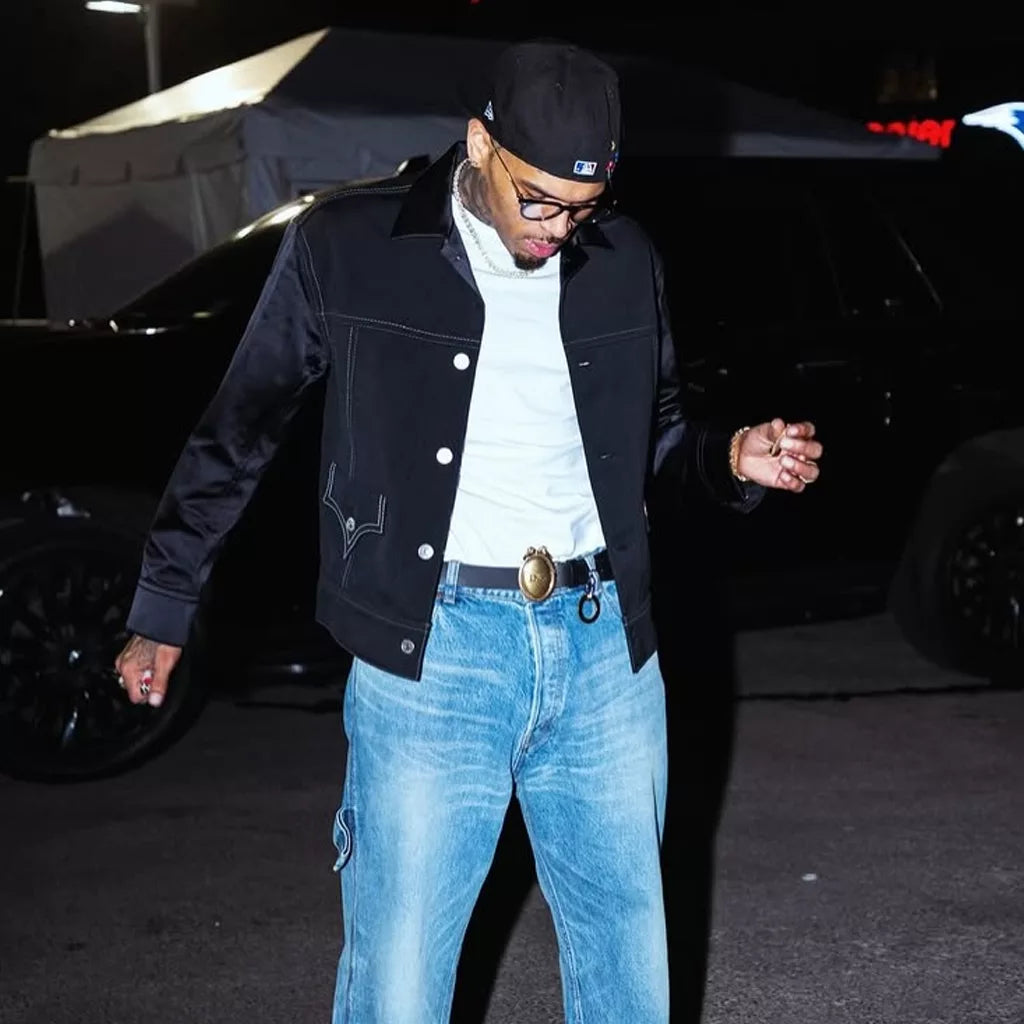 Boston Chris Brown Black jacket