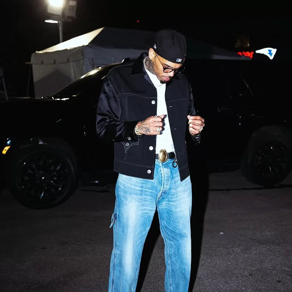 Boston Chris Brown Black jacket