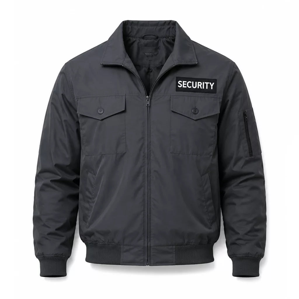 Colony Ji Chang wook Security Grey Cotton Jacket