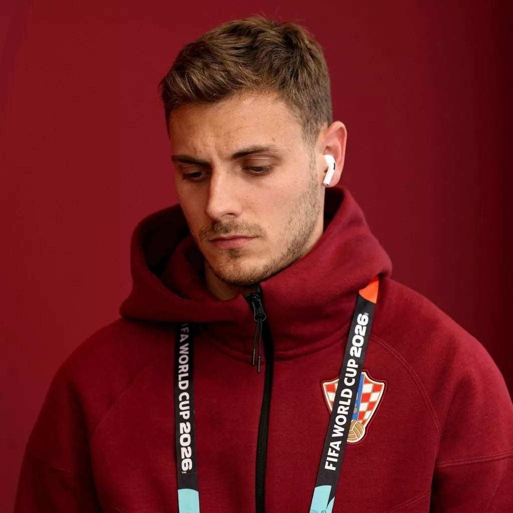 Maroon Fleece Jacket – National Team Croatia Marco Pasalic