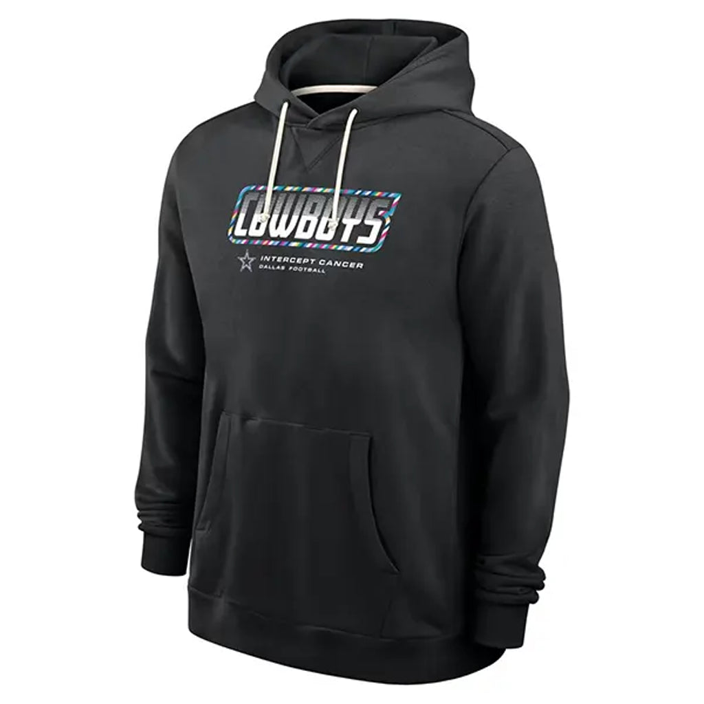 Dallas Cowboys Crucial Catch Black Fleece Hoodie