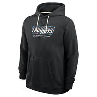 Dallas Cowboys Crucial Catch Black Fleece Hoodie