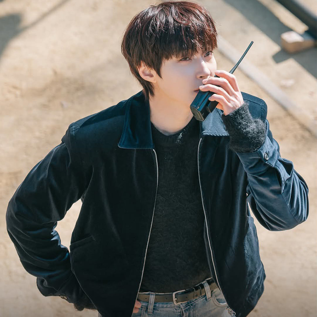 Dream to You Hwang In youp Black Jacket in Velvet