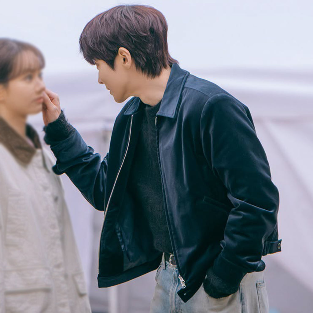 Dream to You Hwang In youp Black Jacket in Velvet