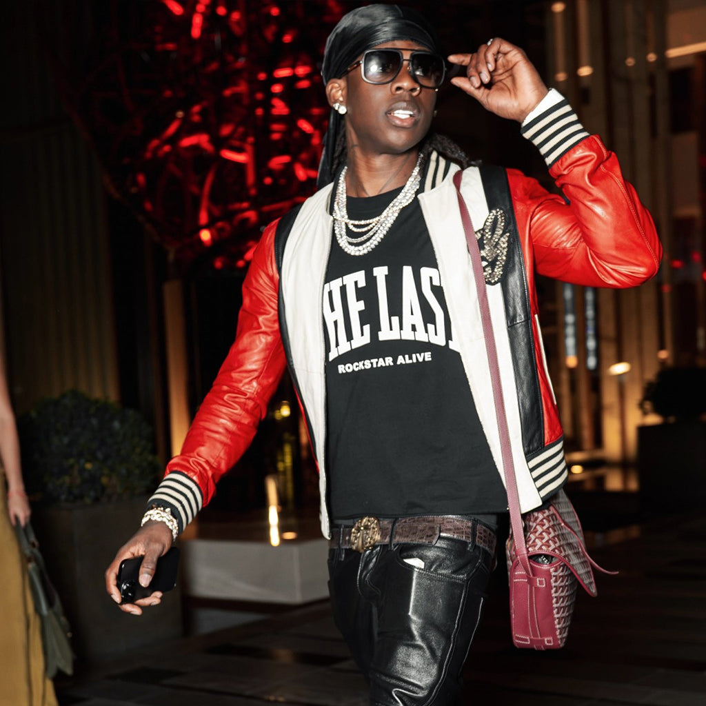 Red Leather Jacket – Dubai 2026 Rema