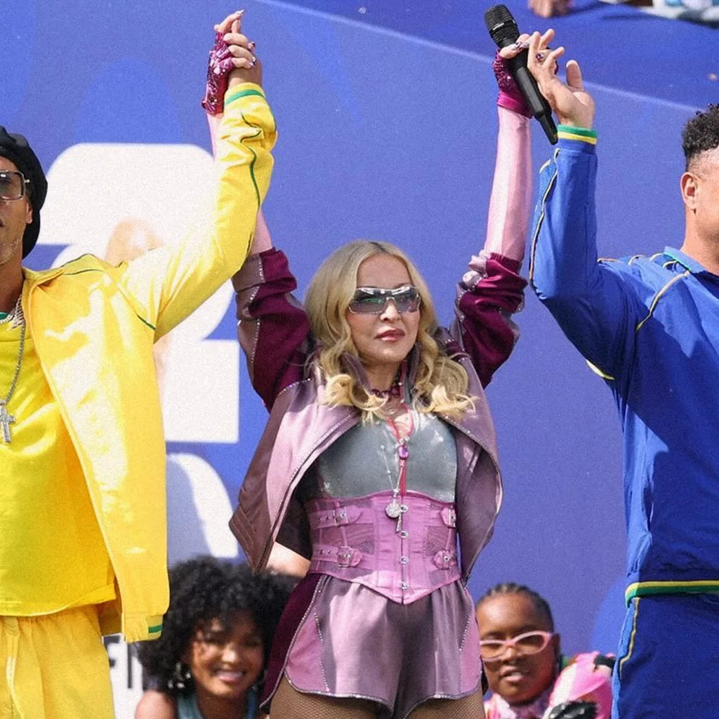 Pink Satin Jacket – World Cup Final 2026 Madonna