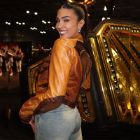 Brown Leather Jacket – Fanatics Fest 2026 Cathy Kelley