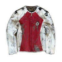 Red Leather Jacket – Paris Fashion Week 2026 Gunna