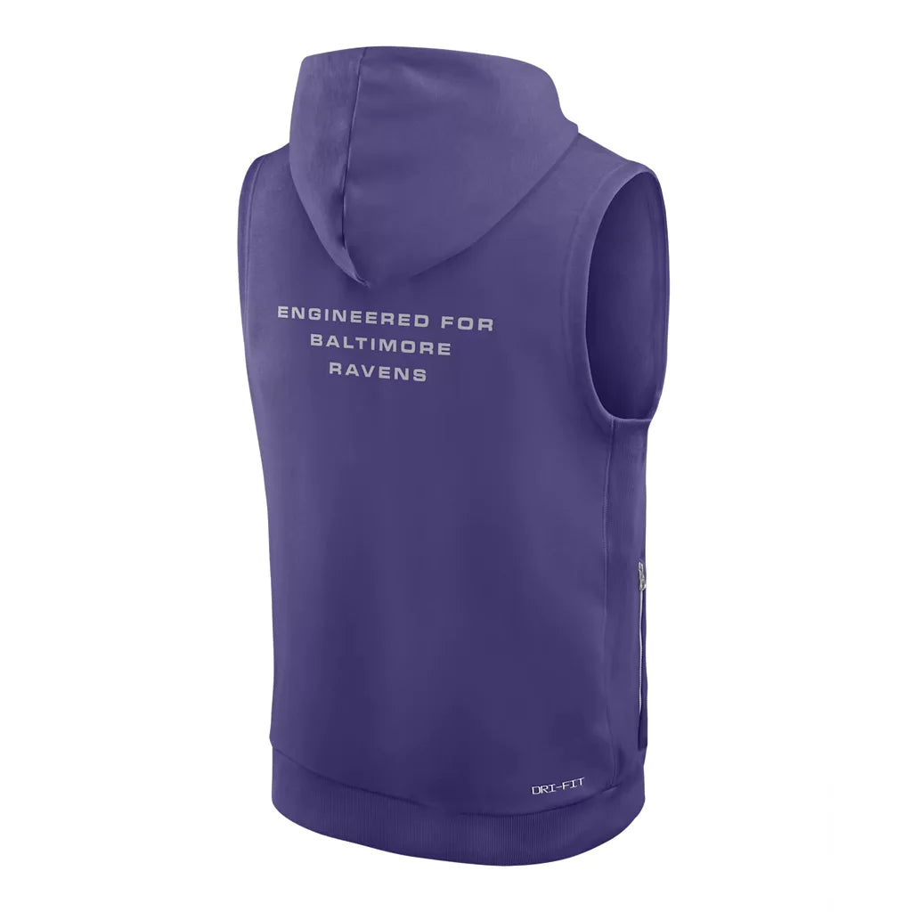 Baltimore Ravens Preseason Jesse Minter Purple Hoodie