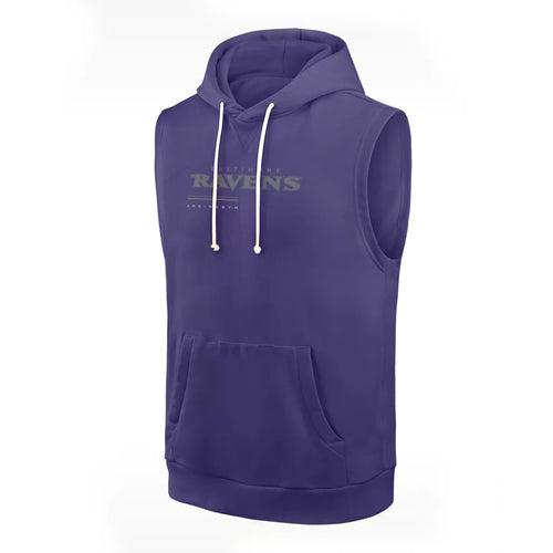 Baltimore Ravens Preseason Jesse Minter Purple Hoodie