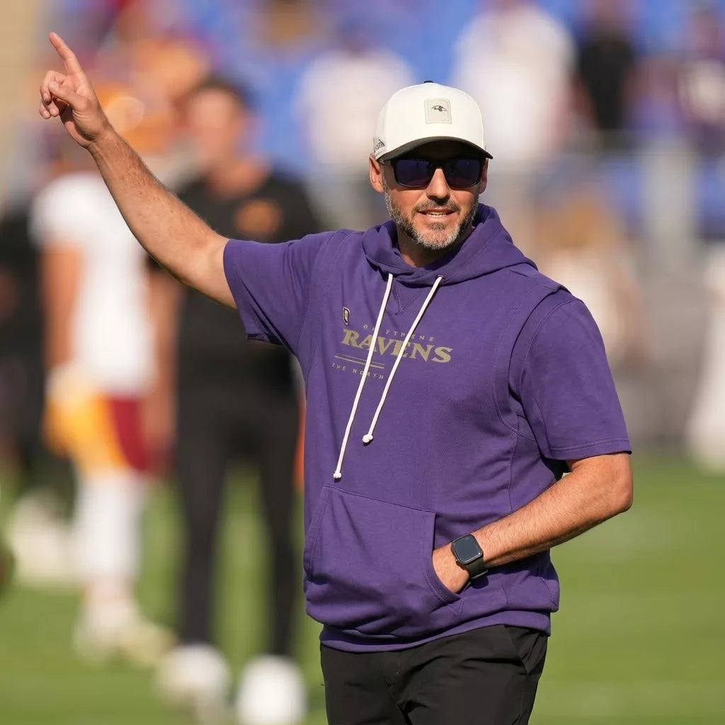 Baltimore Ravens Preseason Jesse Minter Purple Hoodie