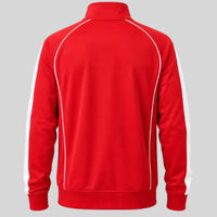 Team Maple Leafs Justin Bieber Track Jacket in Red Fleece