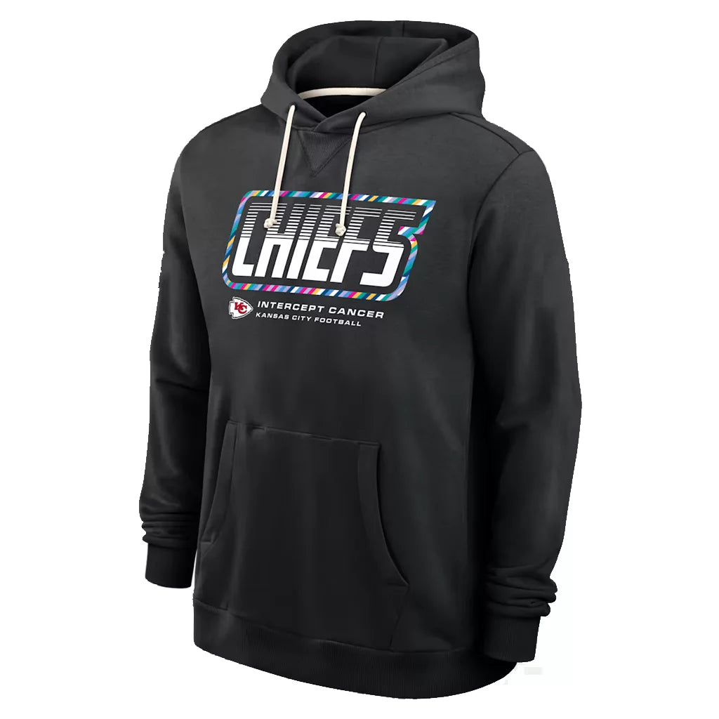 Chiefs Crucial Catch Hoodie in Black Fleece