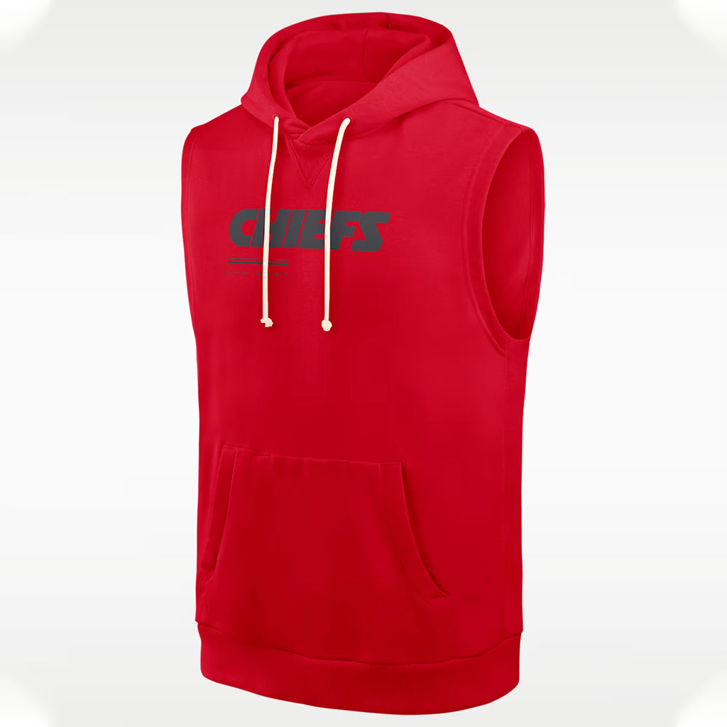 Chiefs Sideline 2026 Sleeveless Hoodie