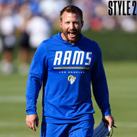 Los Angeles Rams Sean McVay Hoodie in White Fleece