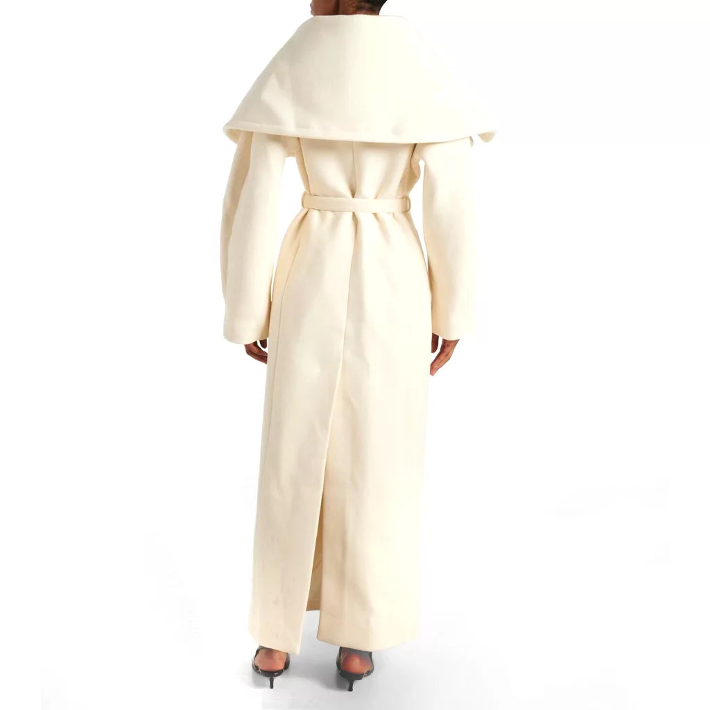 White Wool Coat – Lucky S01 Anya Taylor Joy