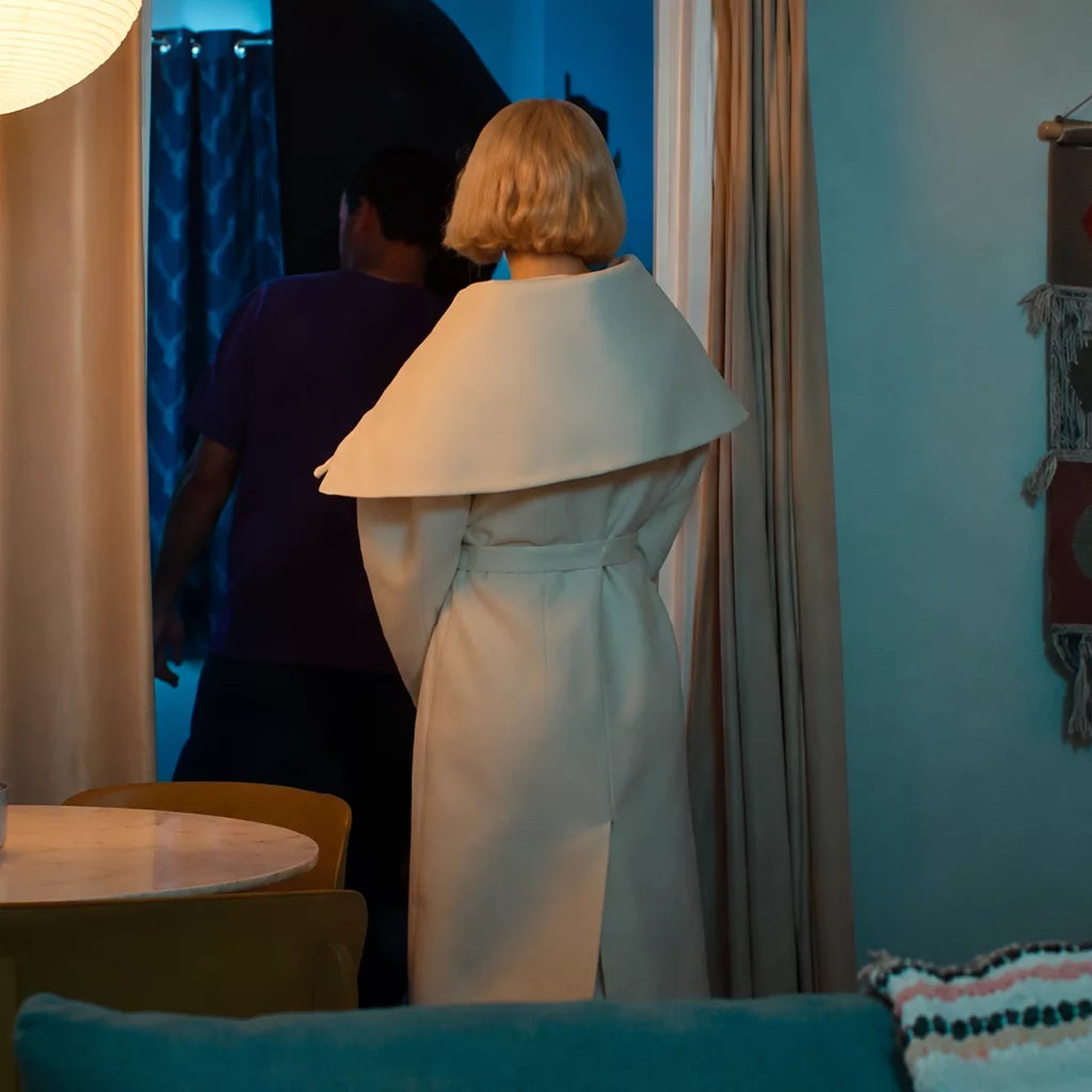 White Wool Coat – Lucky S01 Anya Taylor Joy