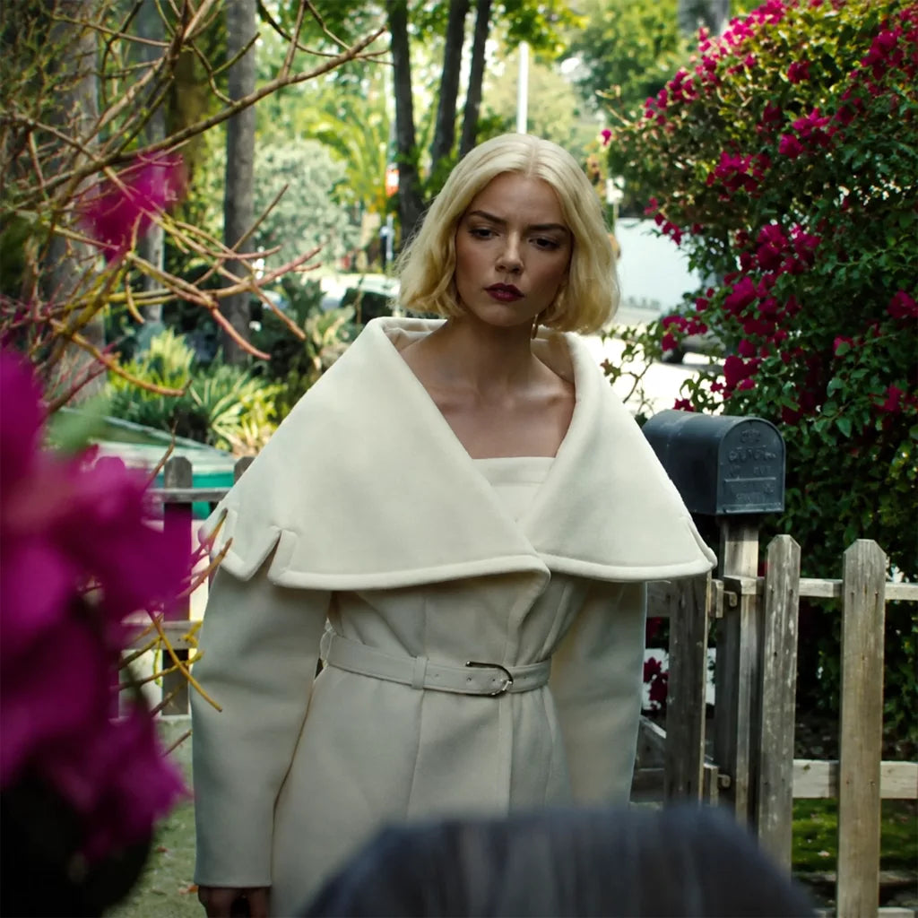 White Wool Coat – Lucky S01 Anya Taylor Joy