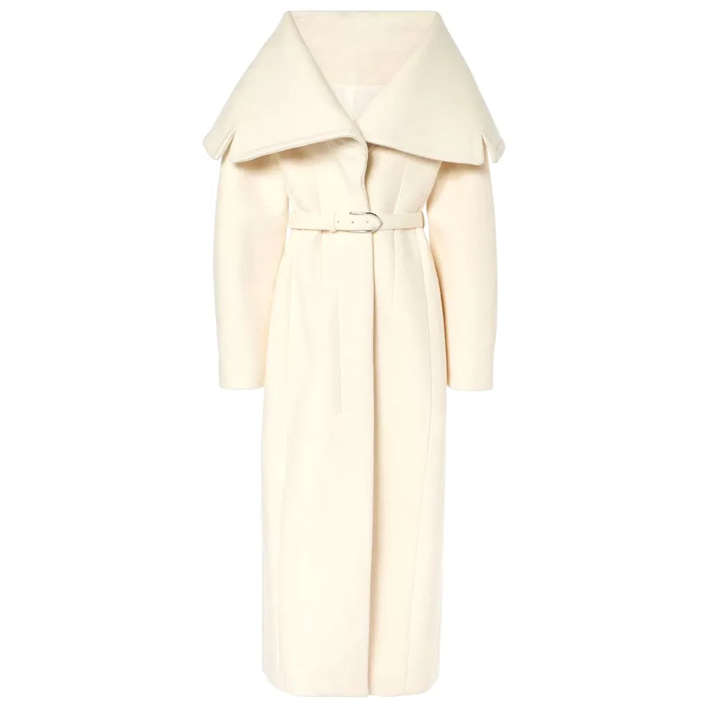 White Wool Coat – Lucky S01 Anya Taylor Joy