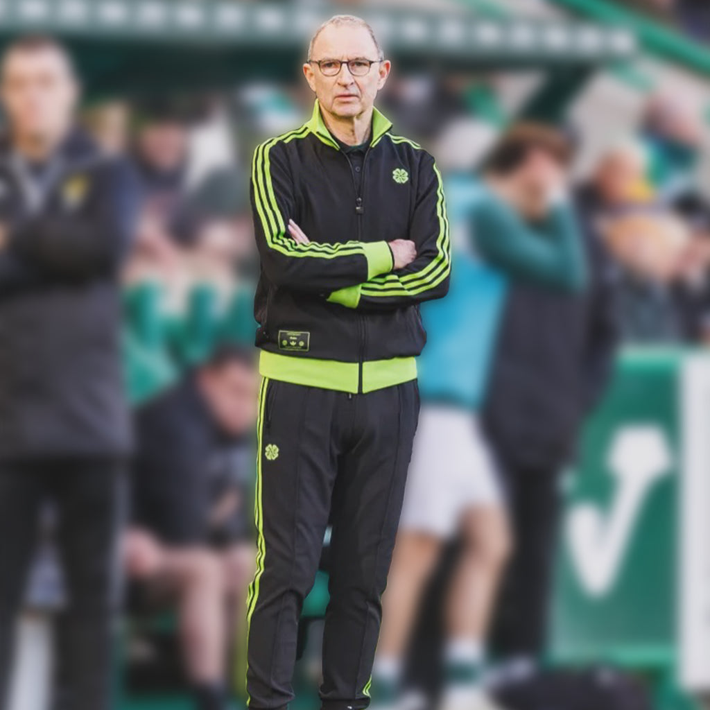 Celtic F.C Martin O'Neill Black Fleece Tracksuit