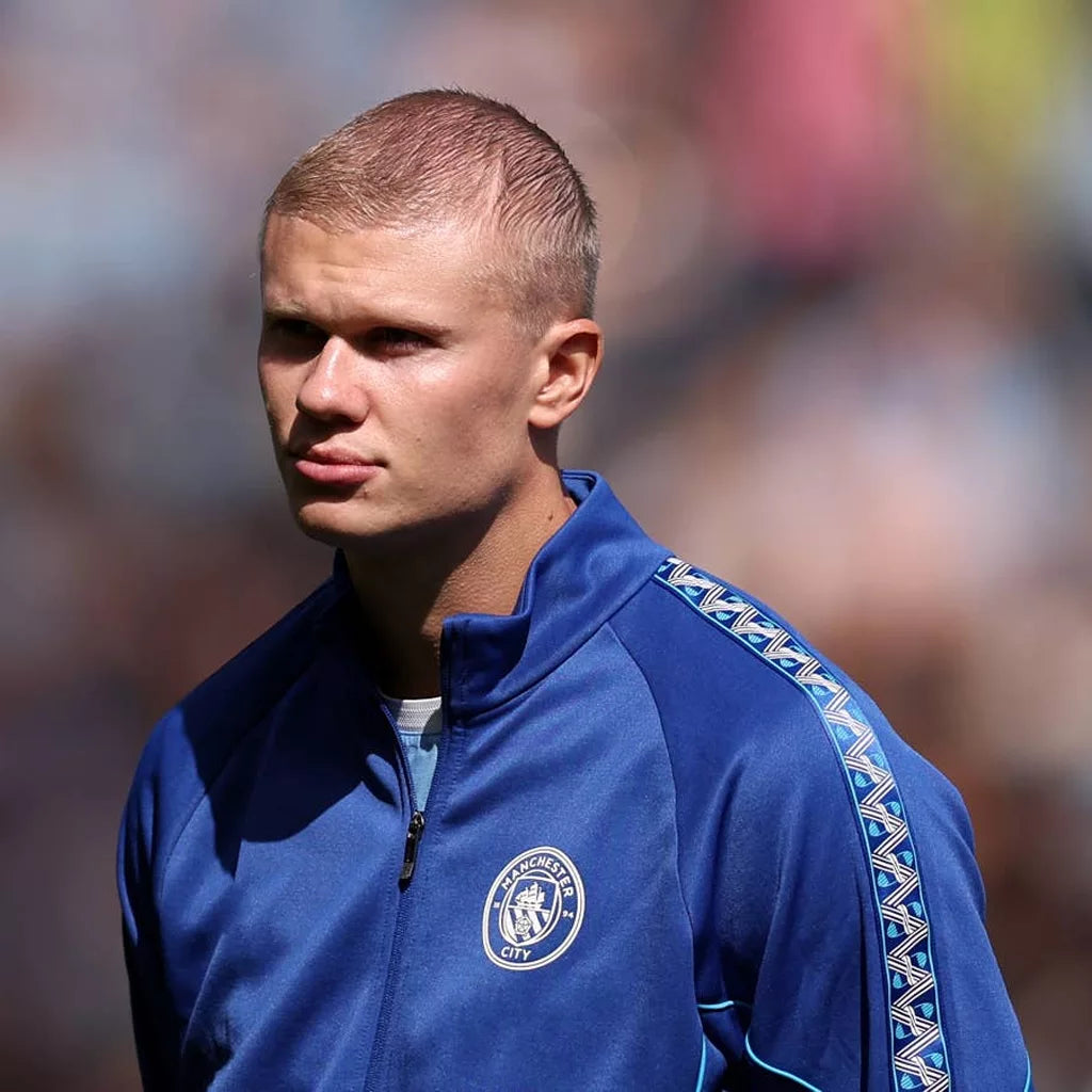 Striker Erling Haaland Blue Jacket