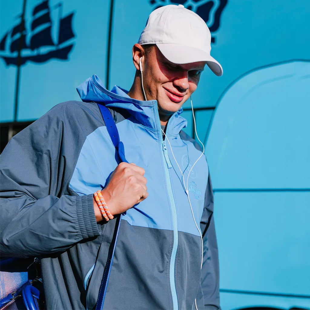 Manchester City Erling Haaland Blue Jacket