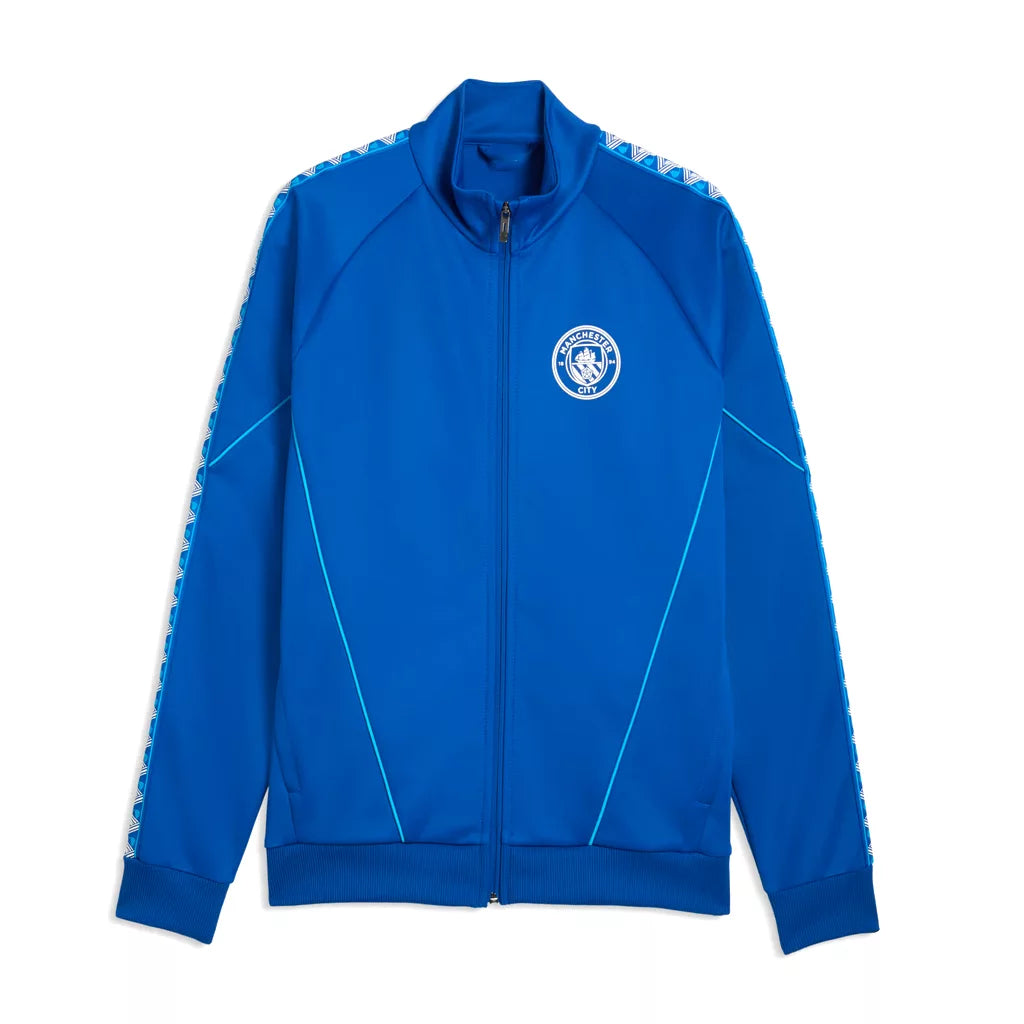 Striker Erling Haaland Blue Jacket in Fleece