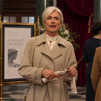 Marble Hall Murders S01 Amelia Bullmore Trench Coat