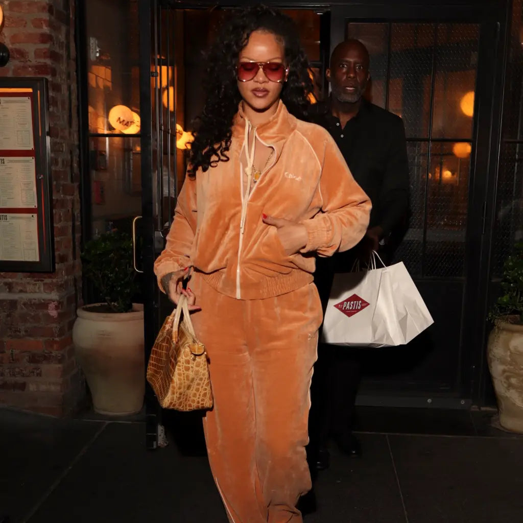 NYC Rihanna Velour Tracksuit