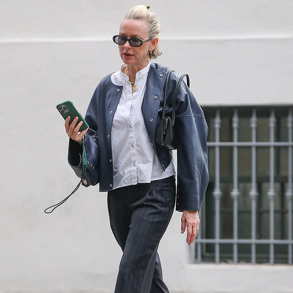 NYC 2026 Naomi Watts Leather Jacket