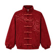 Neptun x Avatar Maroon Chinese Red Jacket