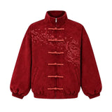 Neptun x Avatar Maroon Chinese Red Jacket
