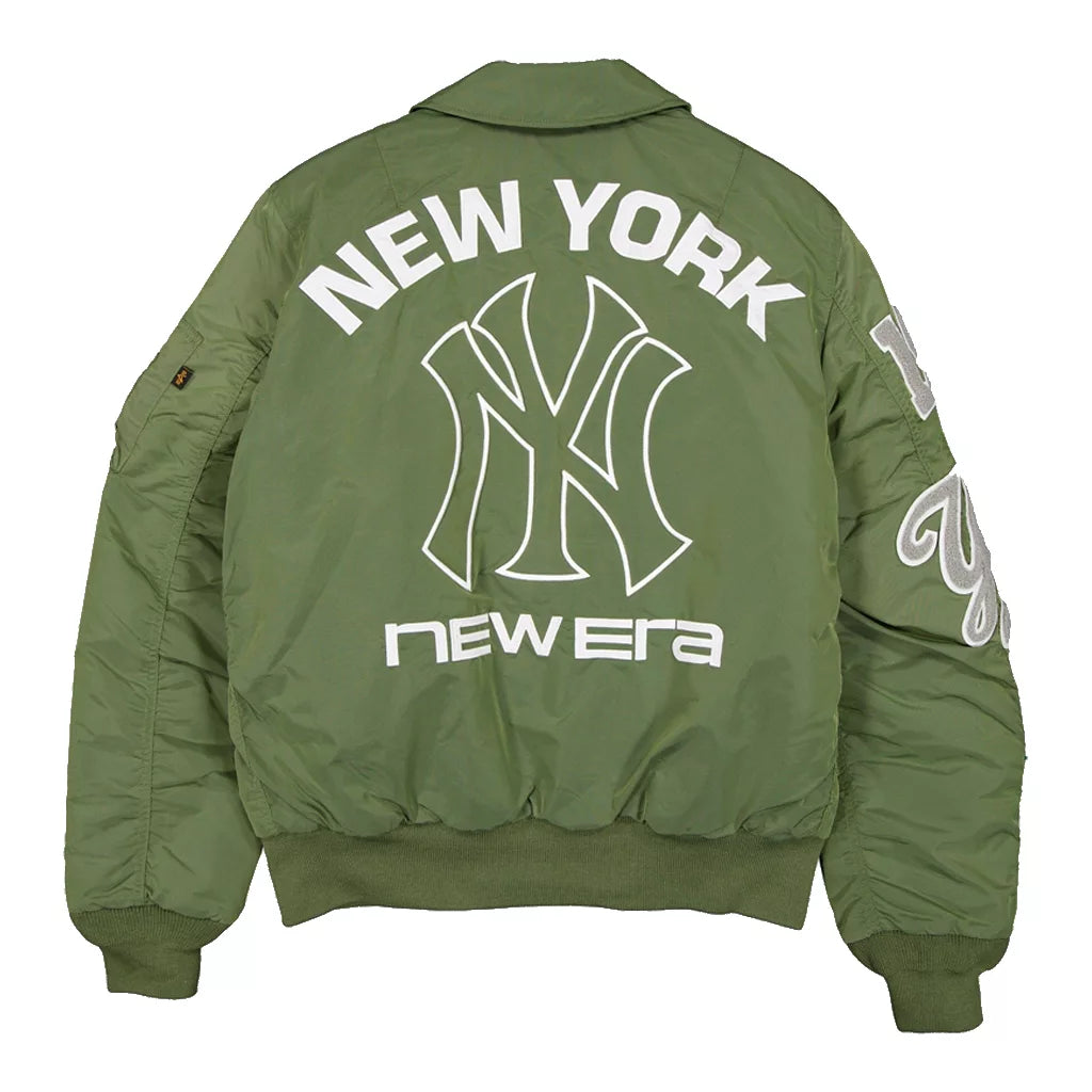 Yankees MA-1 Flight Green Jacket