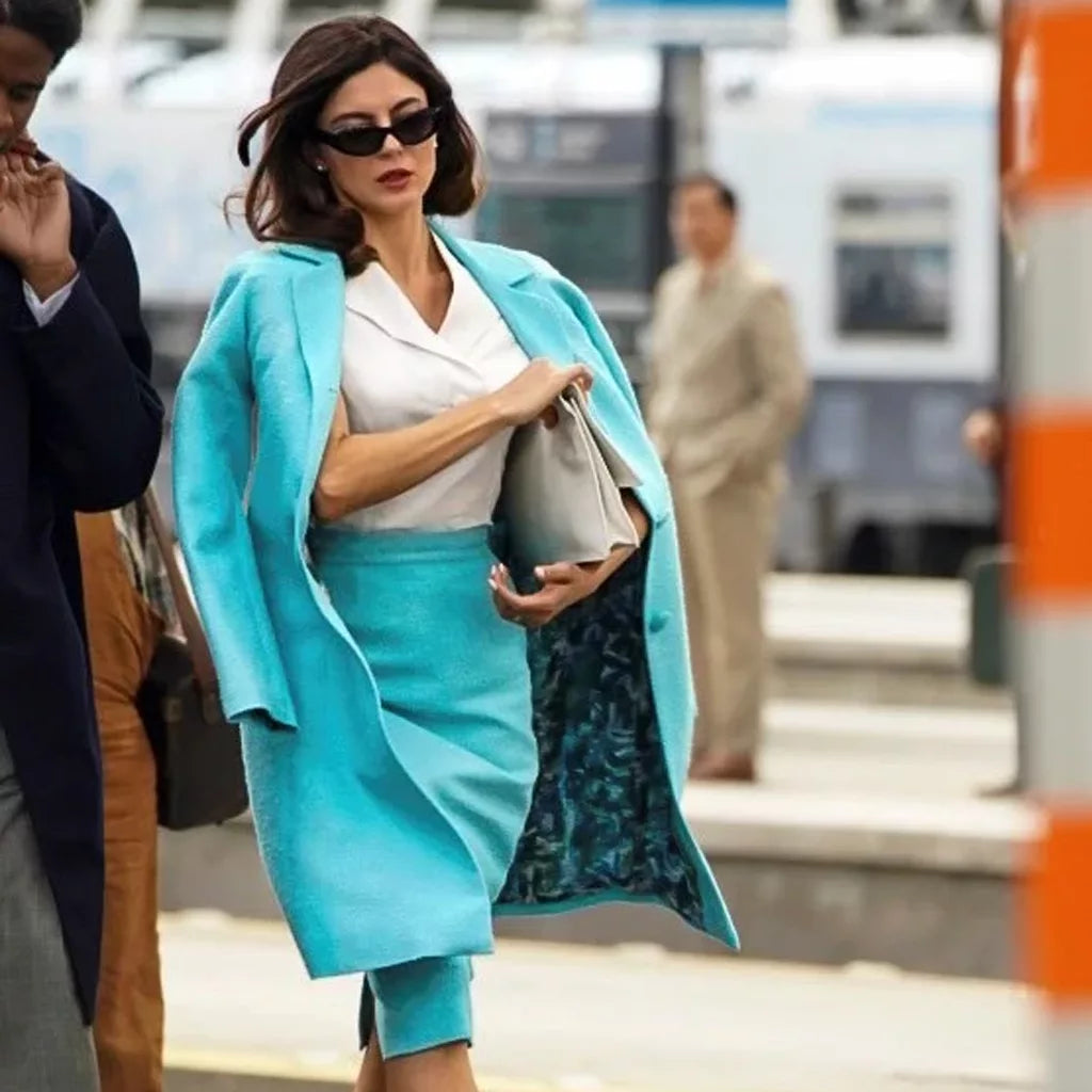 Ocean's Eleven Monica Barbaro Coat