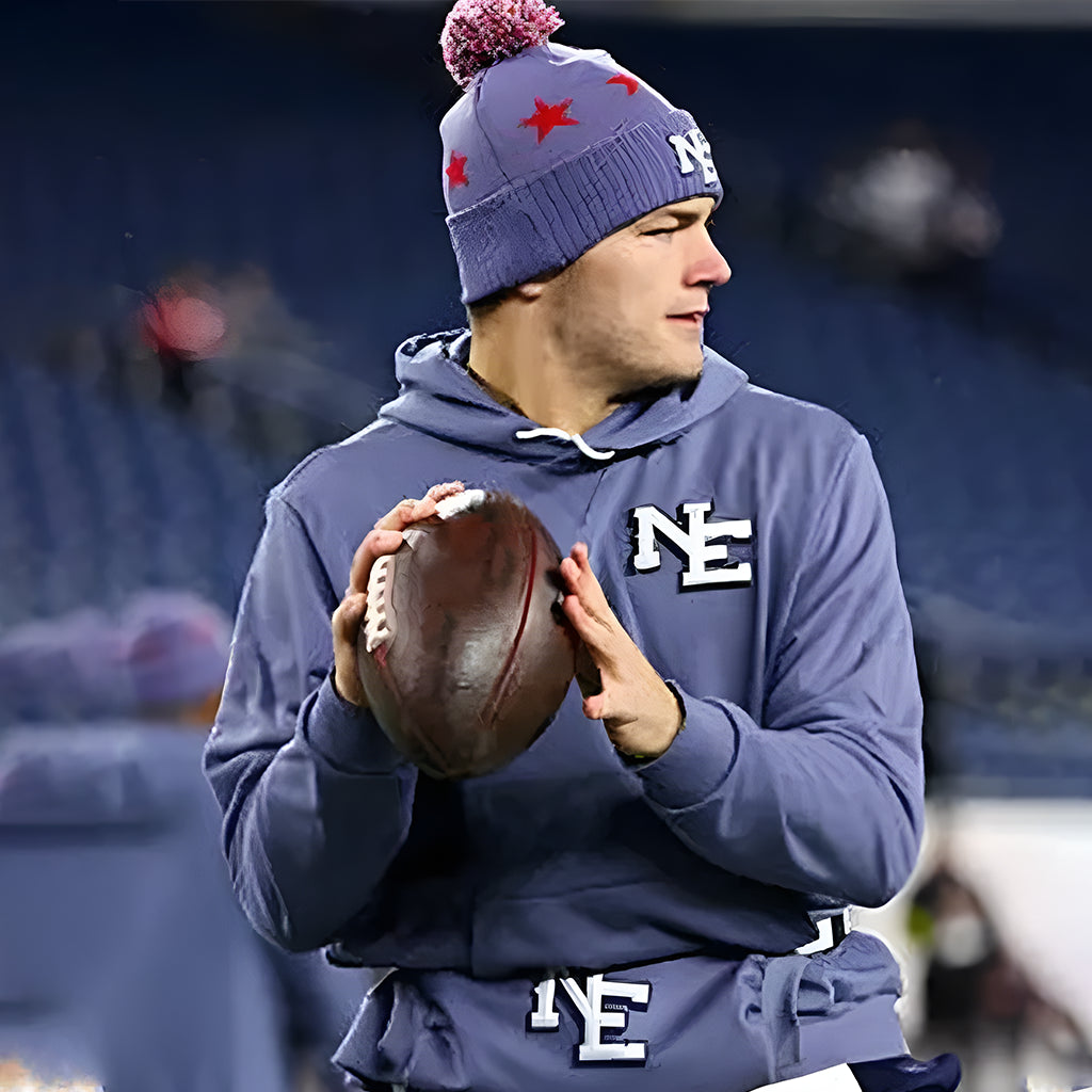 Patriots Rivalries Sideline Drake Maye Hoodie