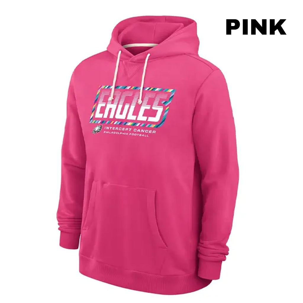 Philadelphia Eagles Crucial Catch Hoodie in Black Fleece