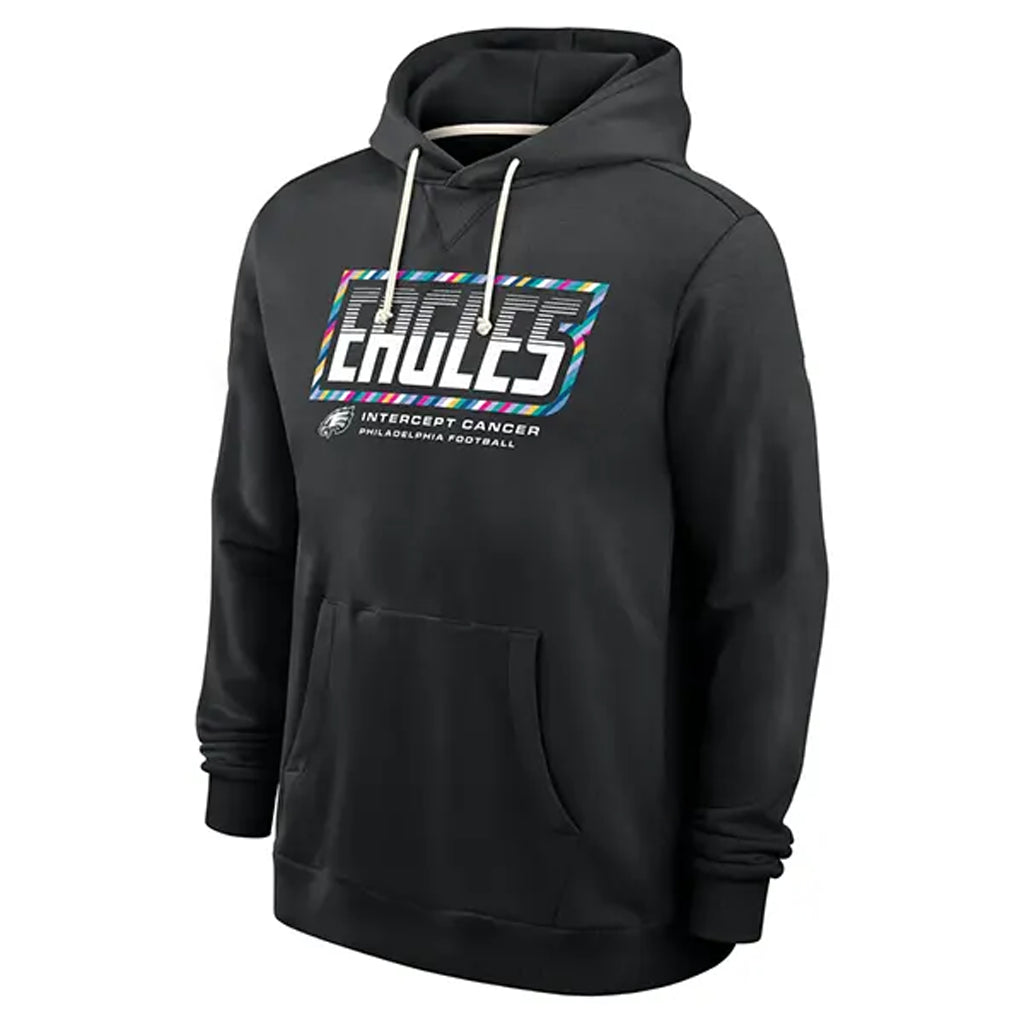 Philadelphia Eagles Crucial Catch Hoodie in Black Fleece